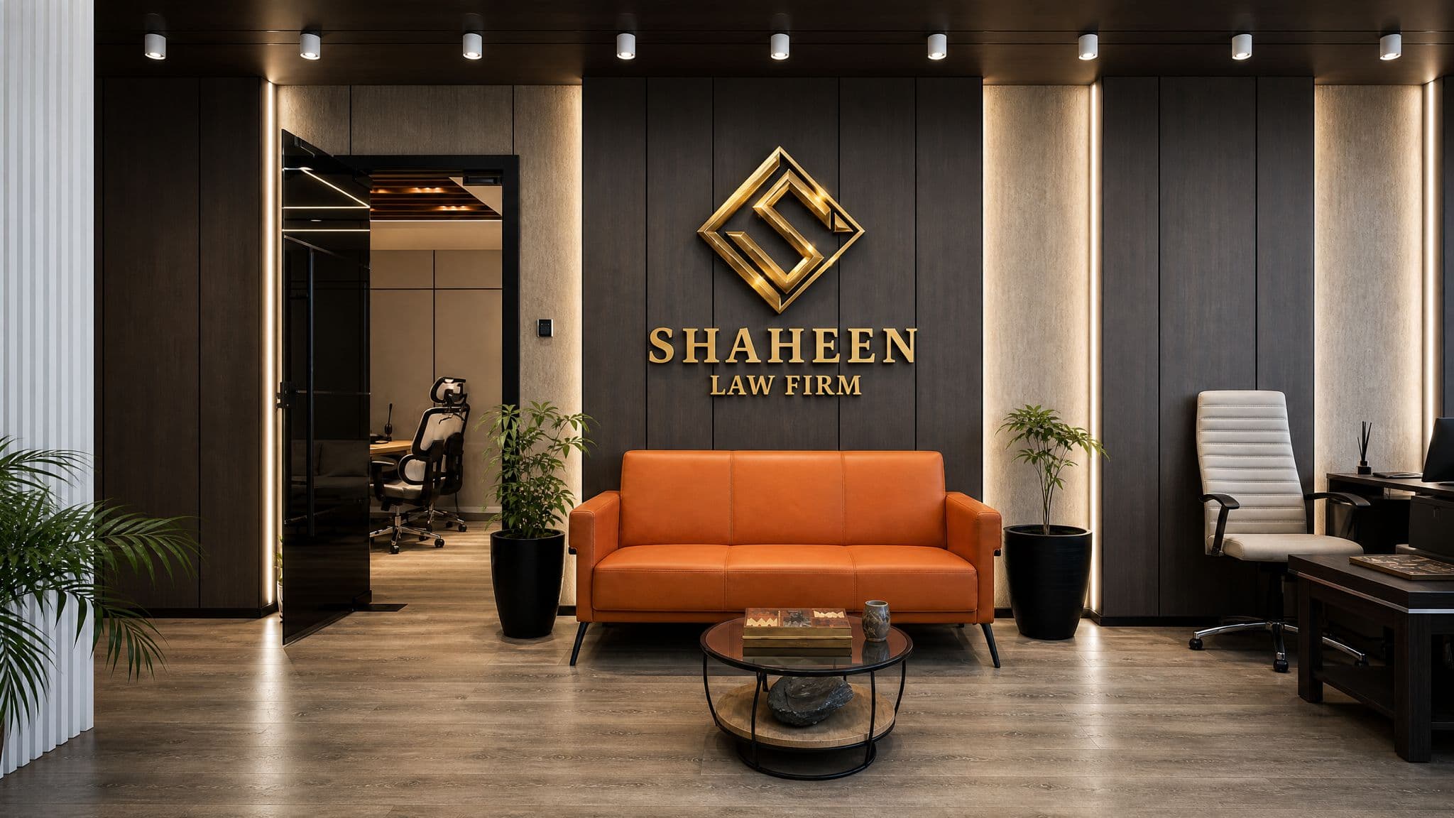 Luxury law office background